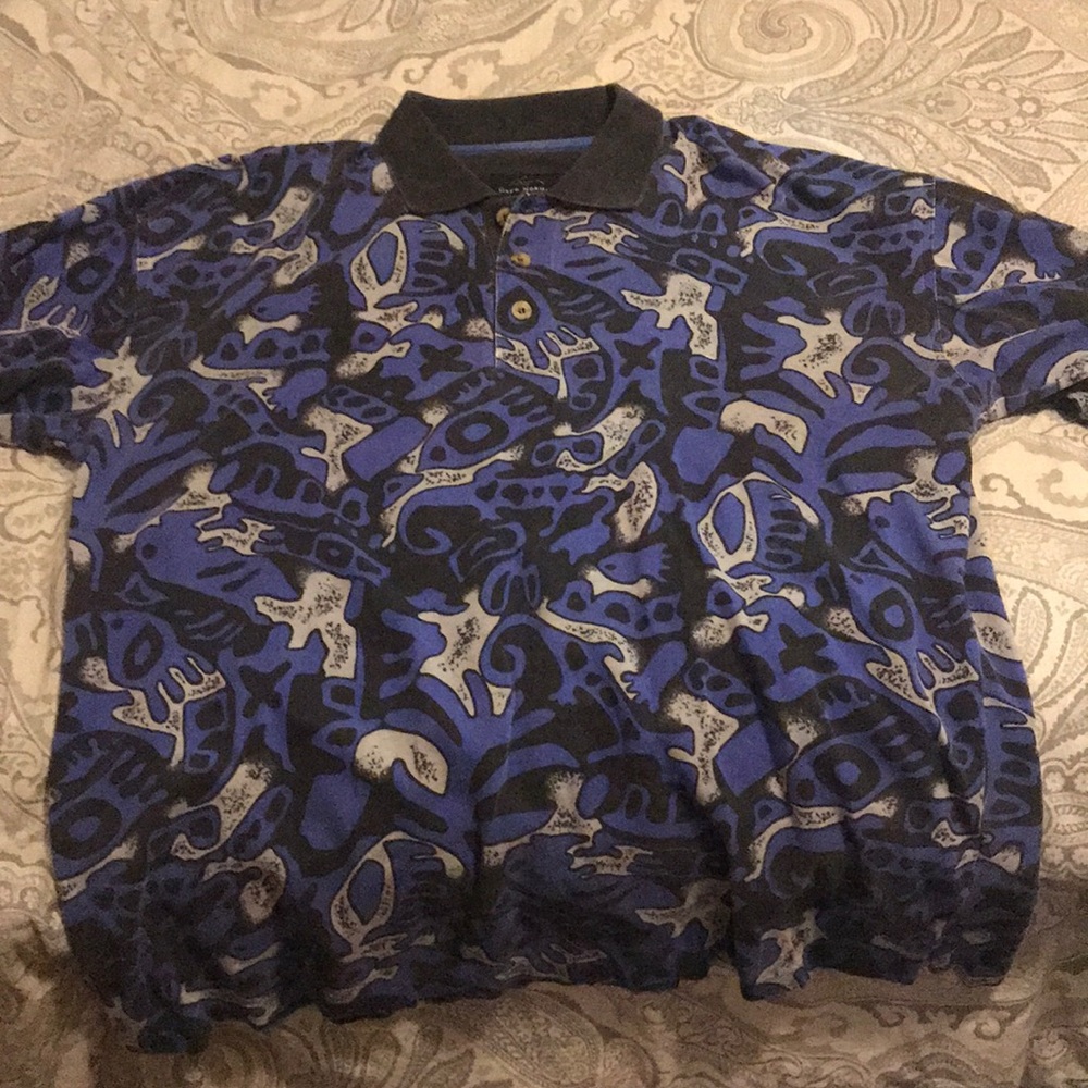 Multi colored Greg Norman polo